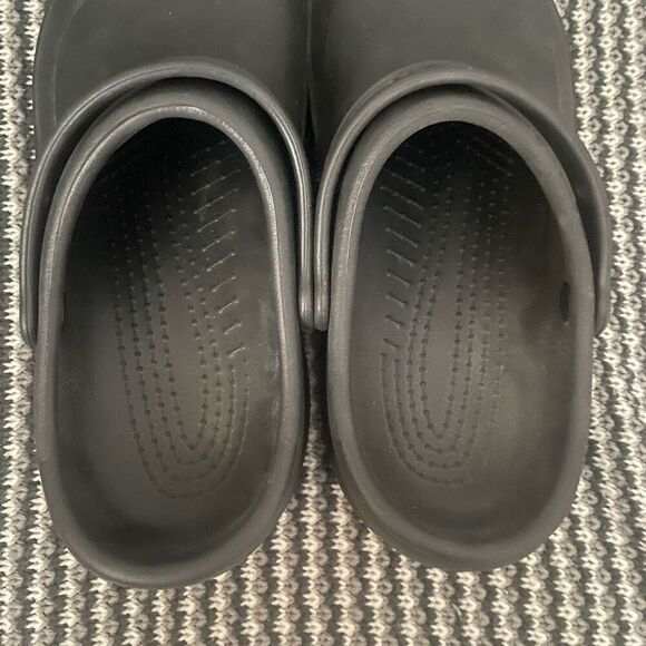 Crocs Bistro black Clogs Slip Resistant men’s shoe size 9/women’s 11  10075 - Picture 7 of 10